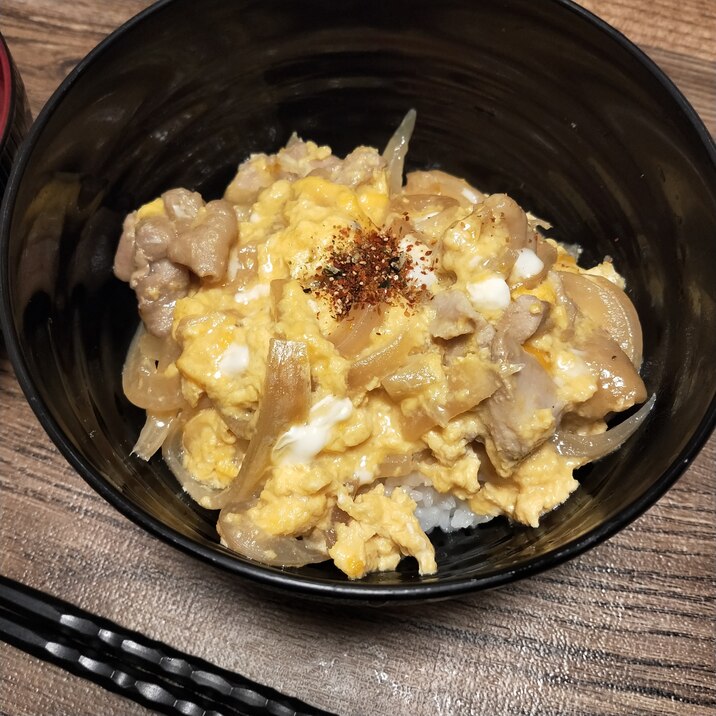 簡単親子丼